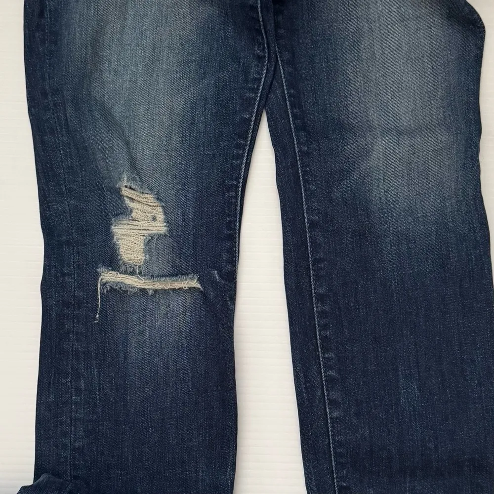 MOTHER The Pixie Skinny Button Fly Denim Jeans in Echoes Size 27 Blue - Image 6