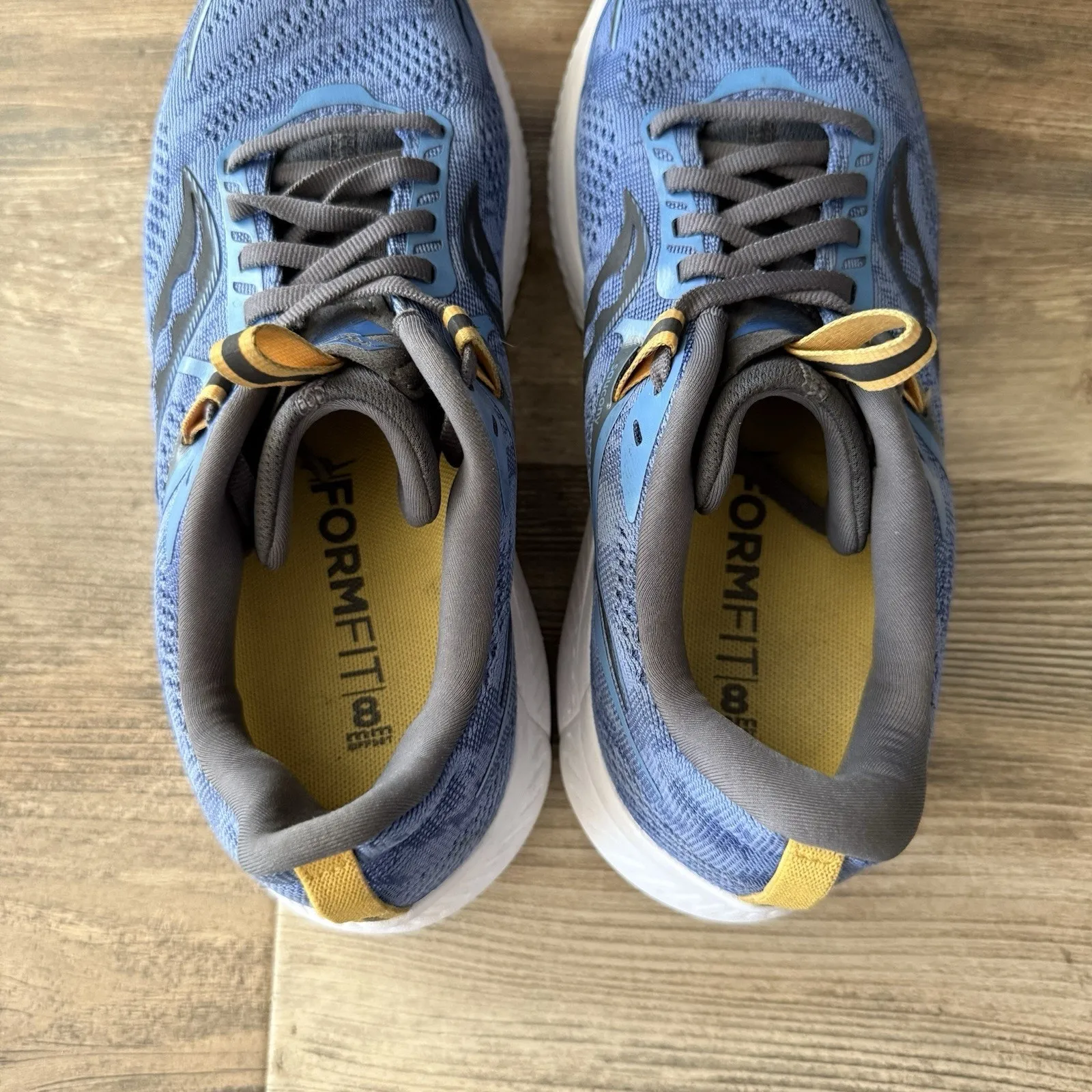 Saucony Omni 21 Women’s Running Shoes Blue Yellow Size 7.5 Athletic Sneakers - Image 3