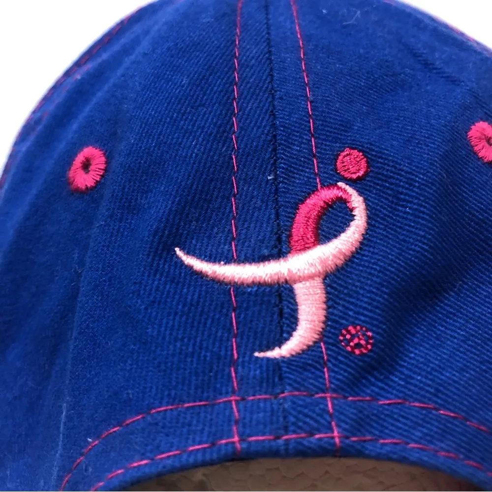 NAPA racing women’s cap Susan G. Komen hat blue & pink - Image 13