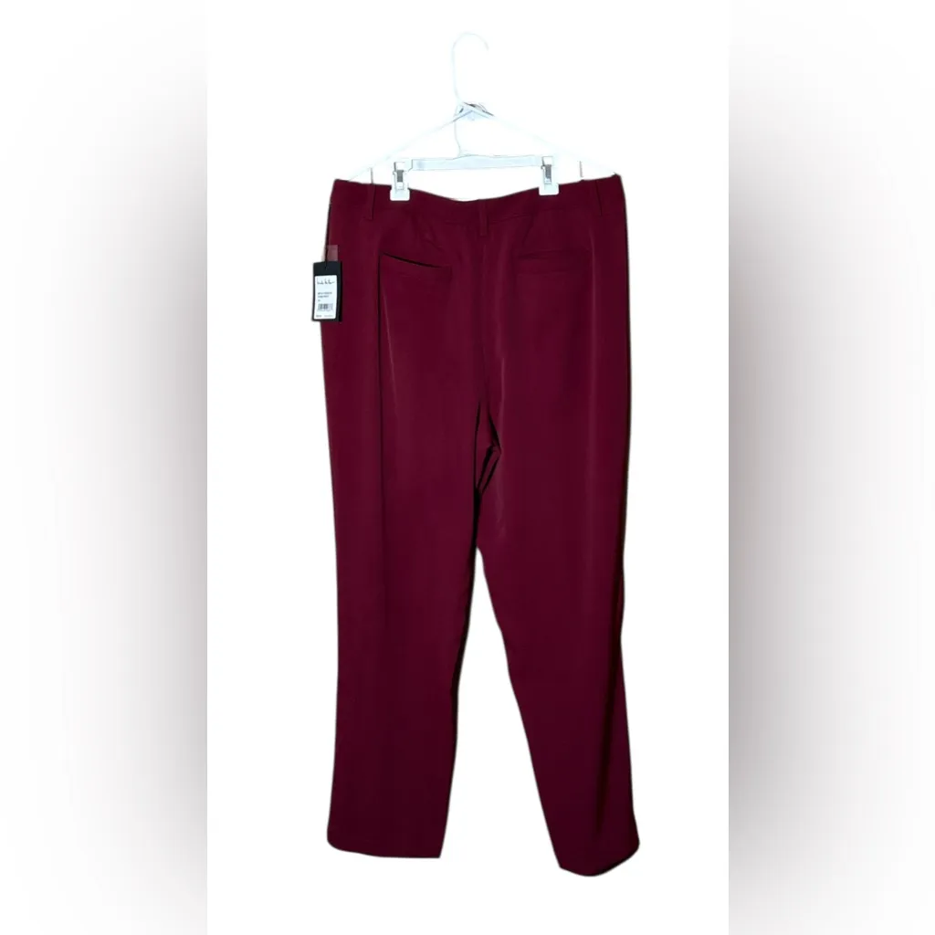 Nicole Miller Cabernet Women's Pants,Size 14,New With Tag,Straight leg - Image 4