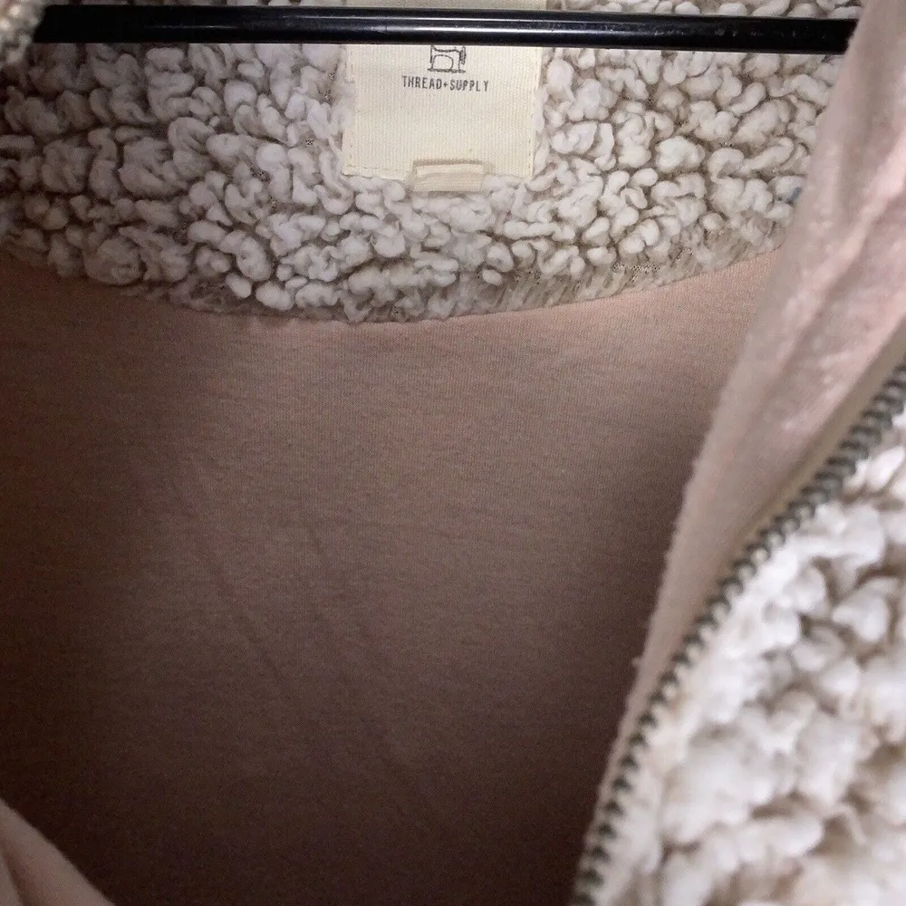 Thread & Supply Large 1/4 Zip Wubby Lazy Sunday Teddy Fleece Pullover Sherpa - Image 5