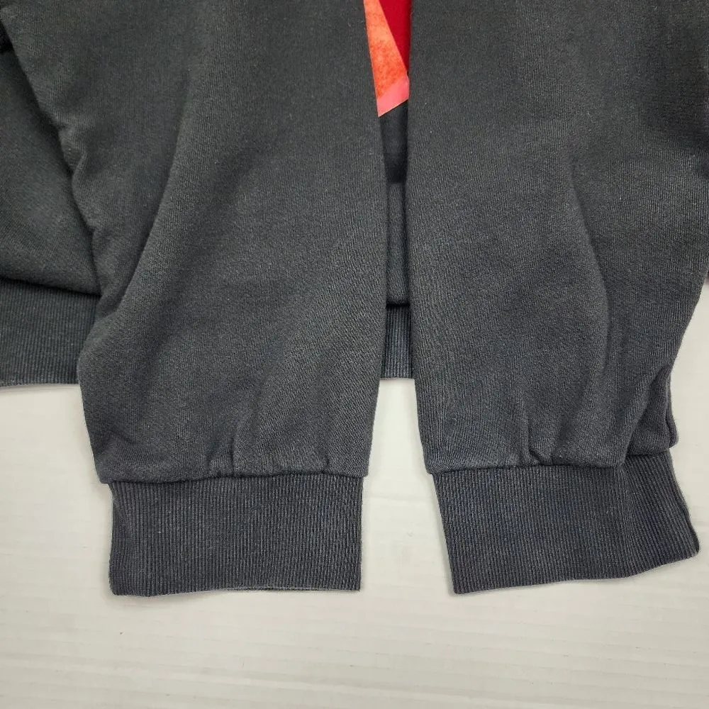 502 Style Black Sweatshirt Metallic Multicolor Graphic Love Heart Free Size Size undefined - Image 6