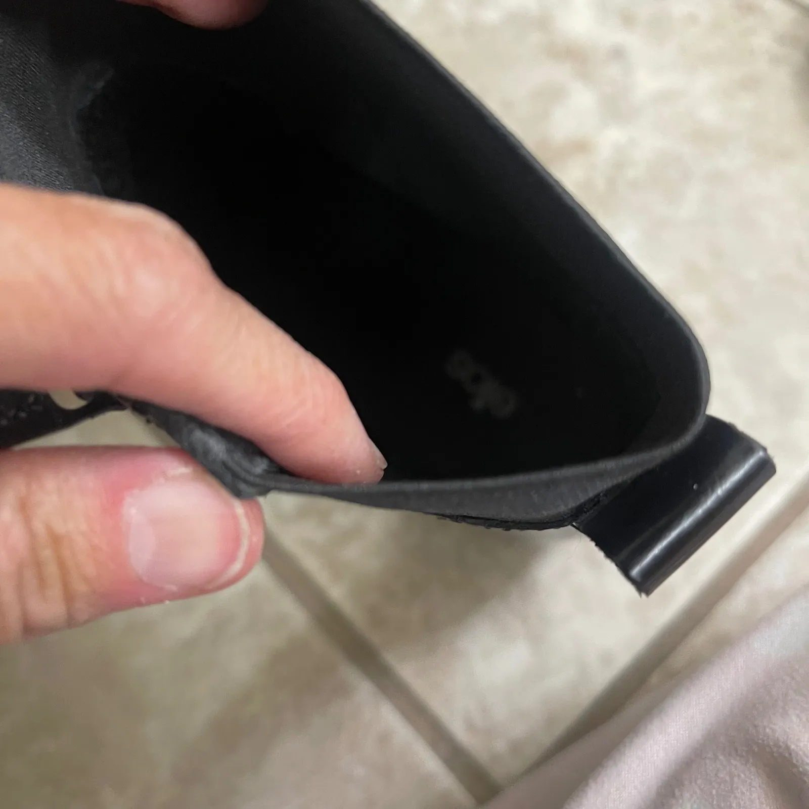 Ellos‎ Studded Black patent Leather Ankle Boots - Image 10