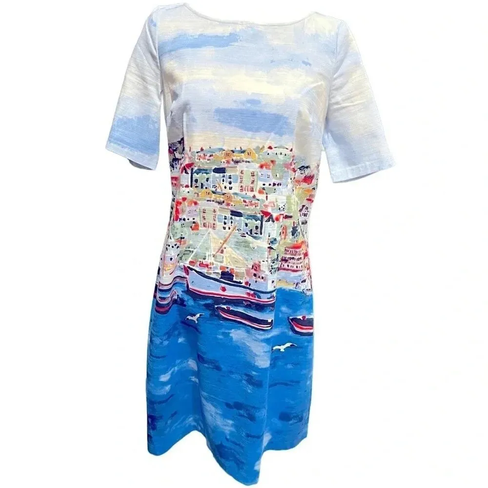 NWT Rafaella Yacht Sea Side Village Coastal dress Size 6 NWOT - Image 2