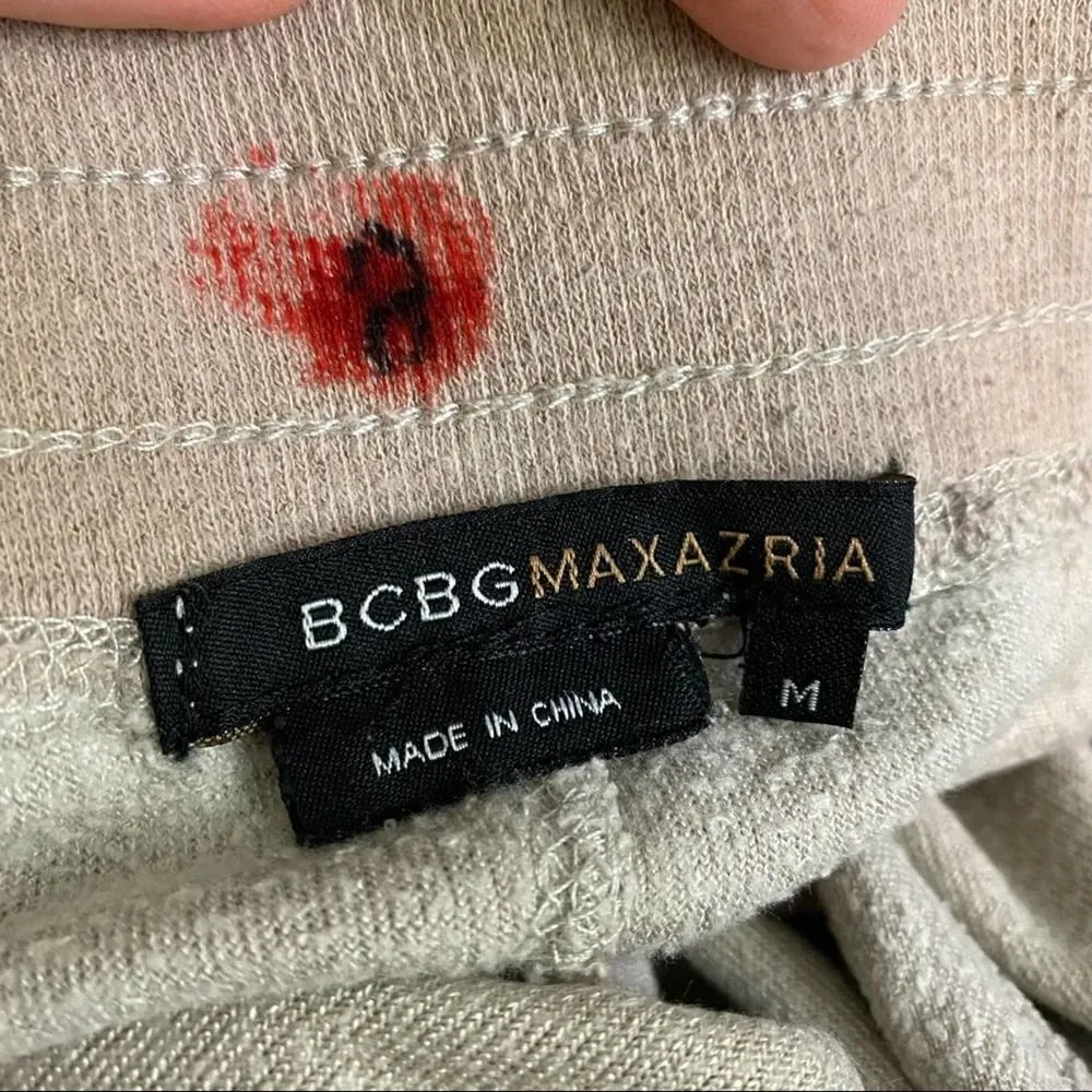 Vintage Y2K BCBG Velour Crop Wide Leg Jogger Sweat Pants - Image 10