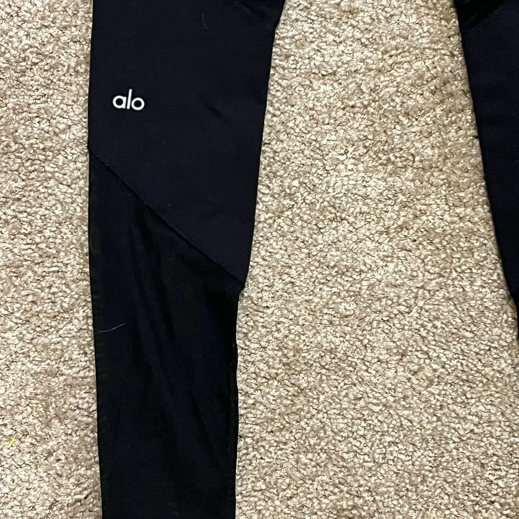 Alo yoga‎ Shiela legging mesh and faux leather XS - Image 7