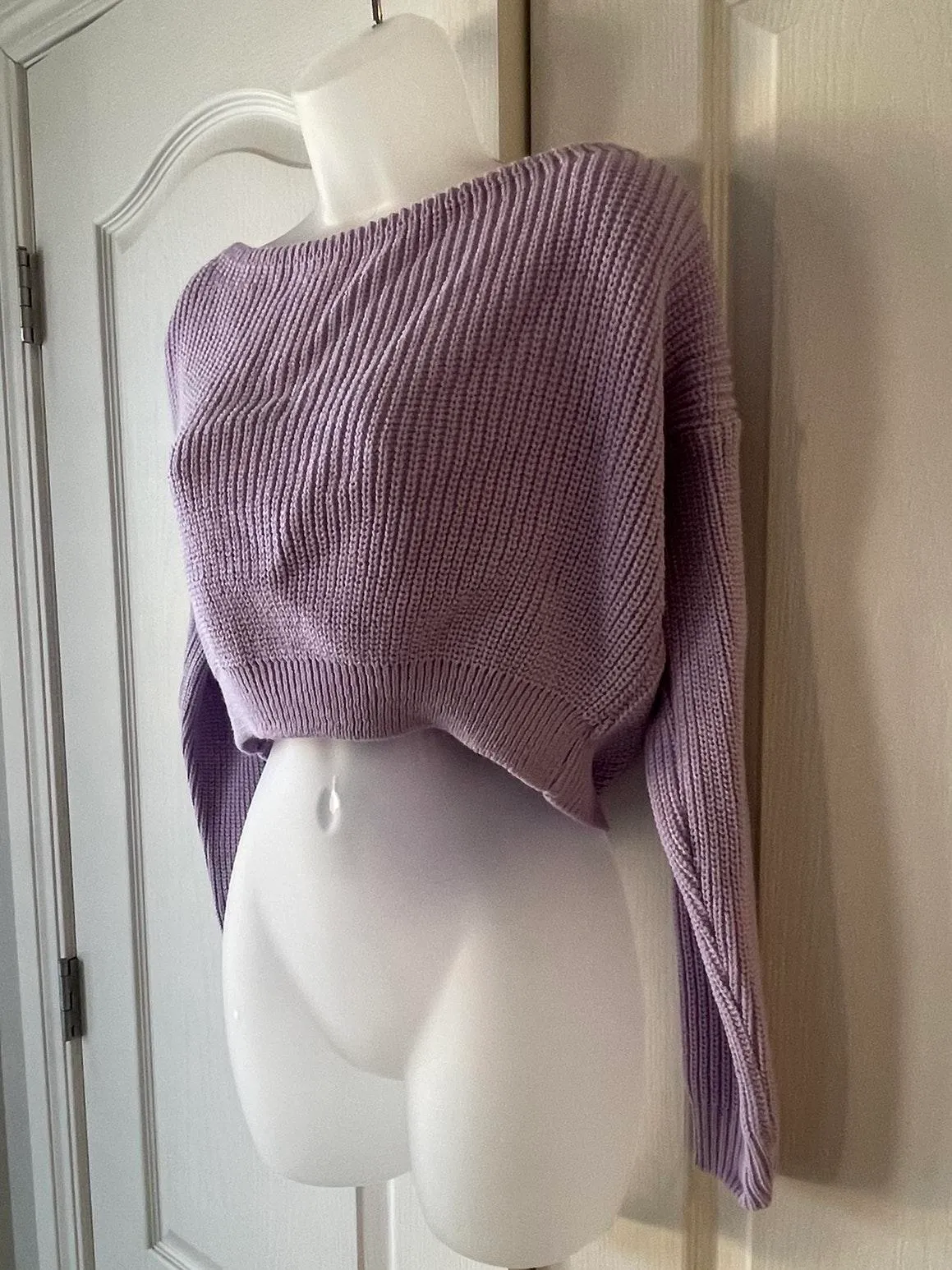 Nasty Gal Purple Sweater - Image 3