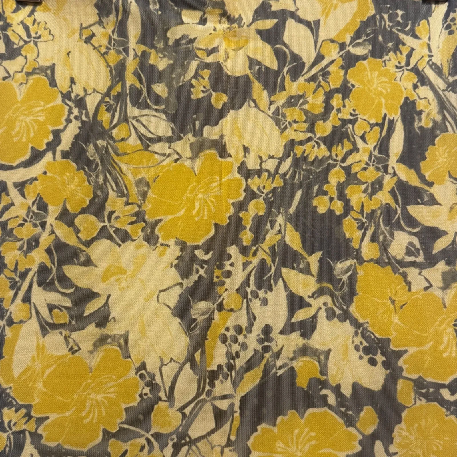 NEW Free People Feminine Floral Print Rosalie Mesh Midi Skirt Yellow Slit XS - Image 6