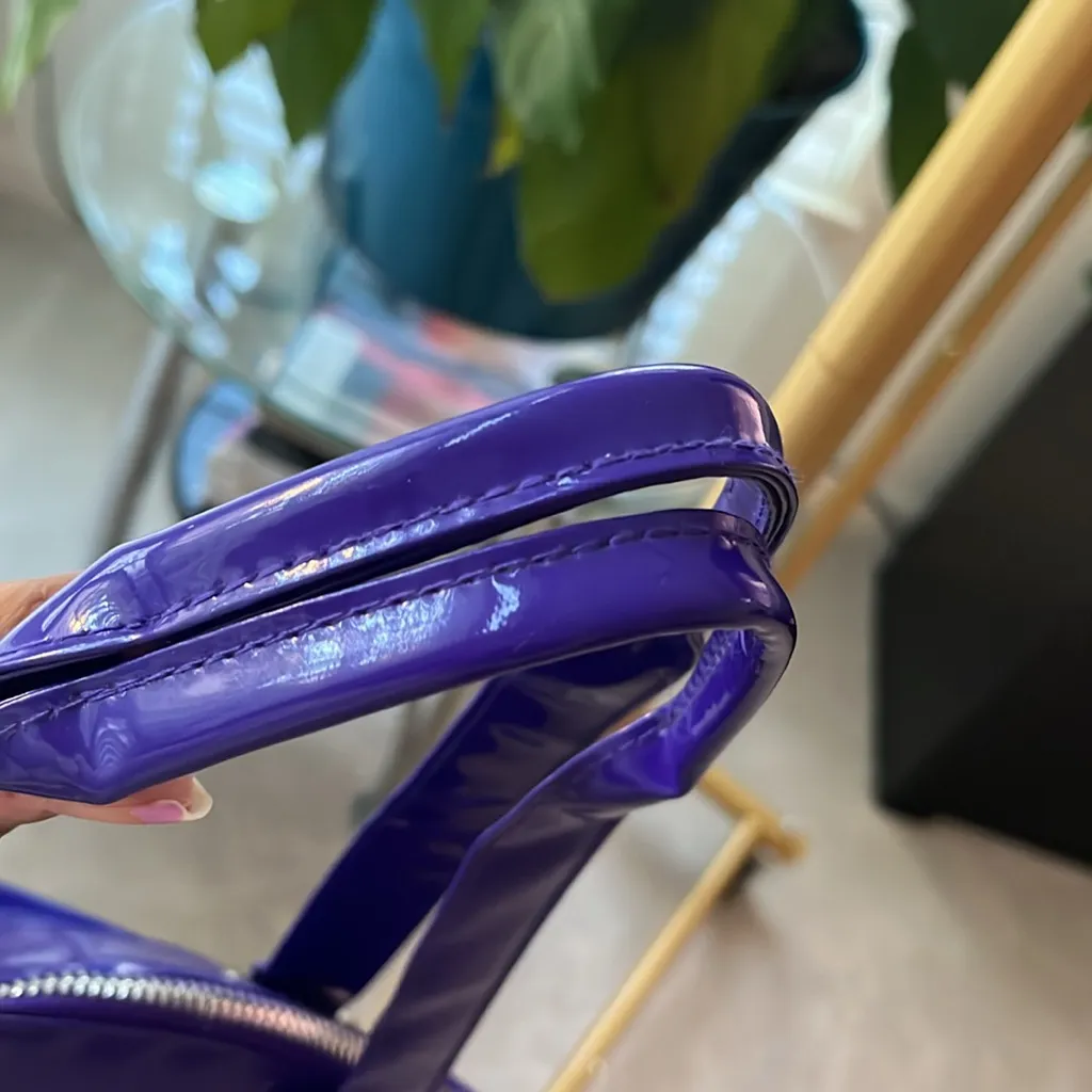 Versus Versace purple and silver tote bag - Image 10