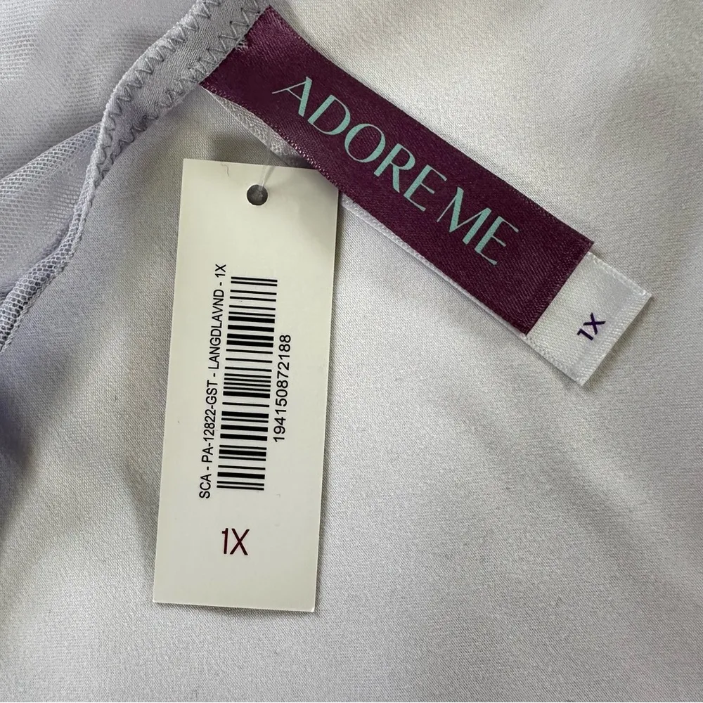 Adore Me NWT  Ismelka Unlined Plus Babydoll Set 1X - Image 9