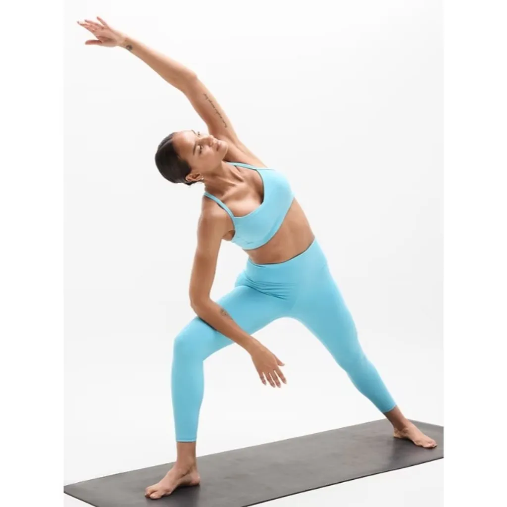 New Athleta M Vital Bra Aqua Blue Medium Cup A-C - Image 4