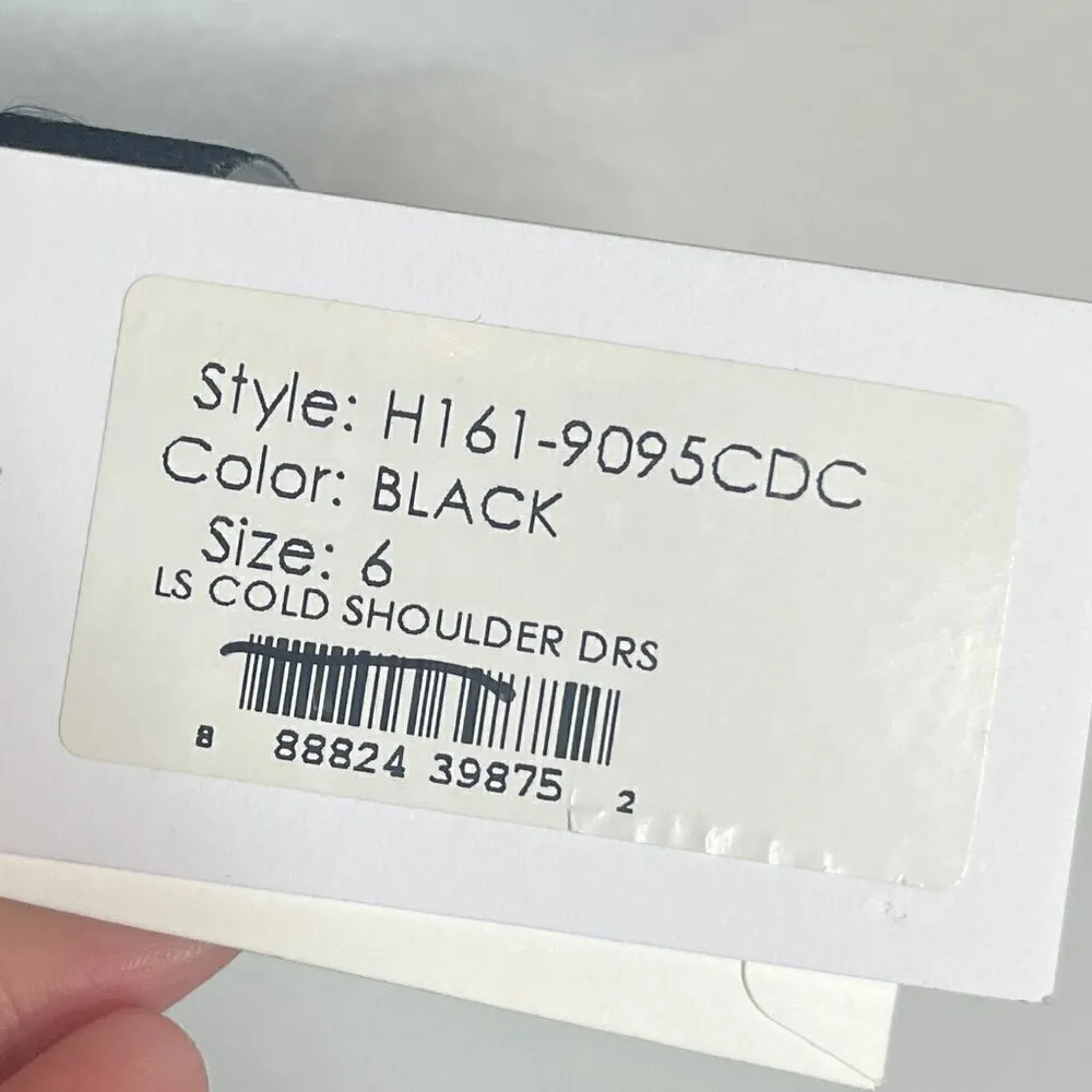 NWT 3.1 Phillip Lim Long Sleeve Cold Shoulder Dress in Black - Image 7