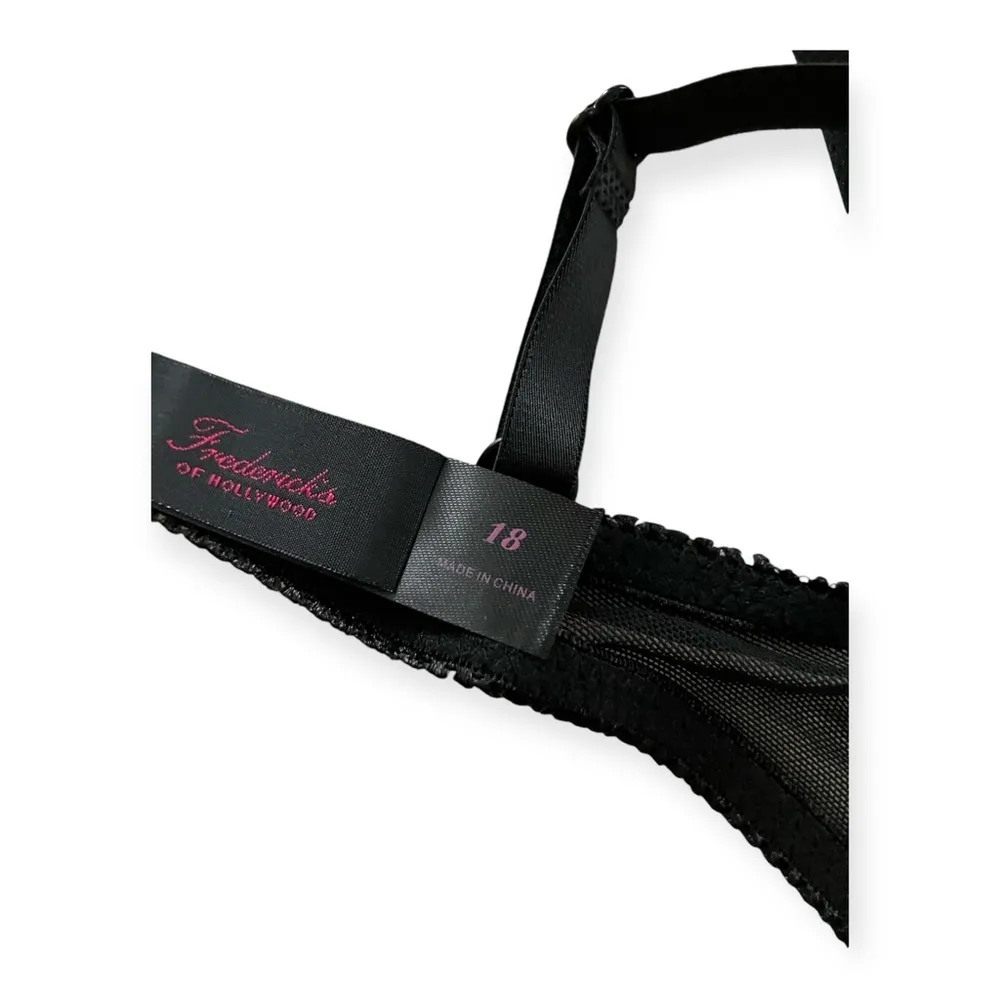 Womens Orange Satin Open Cup Bra - Image 5