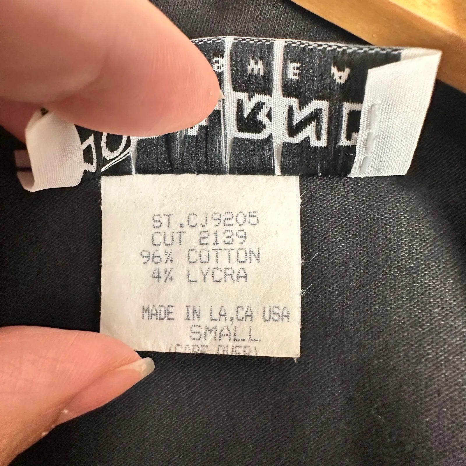 Moderne Sportswear Vintage 80s Blazer Black Cage Sleeve Zip Up Top Sz Small - Image 14