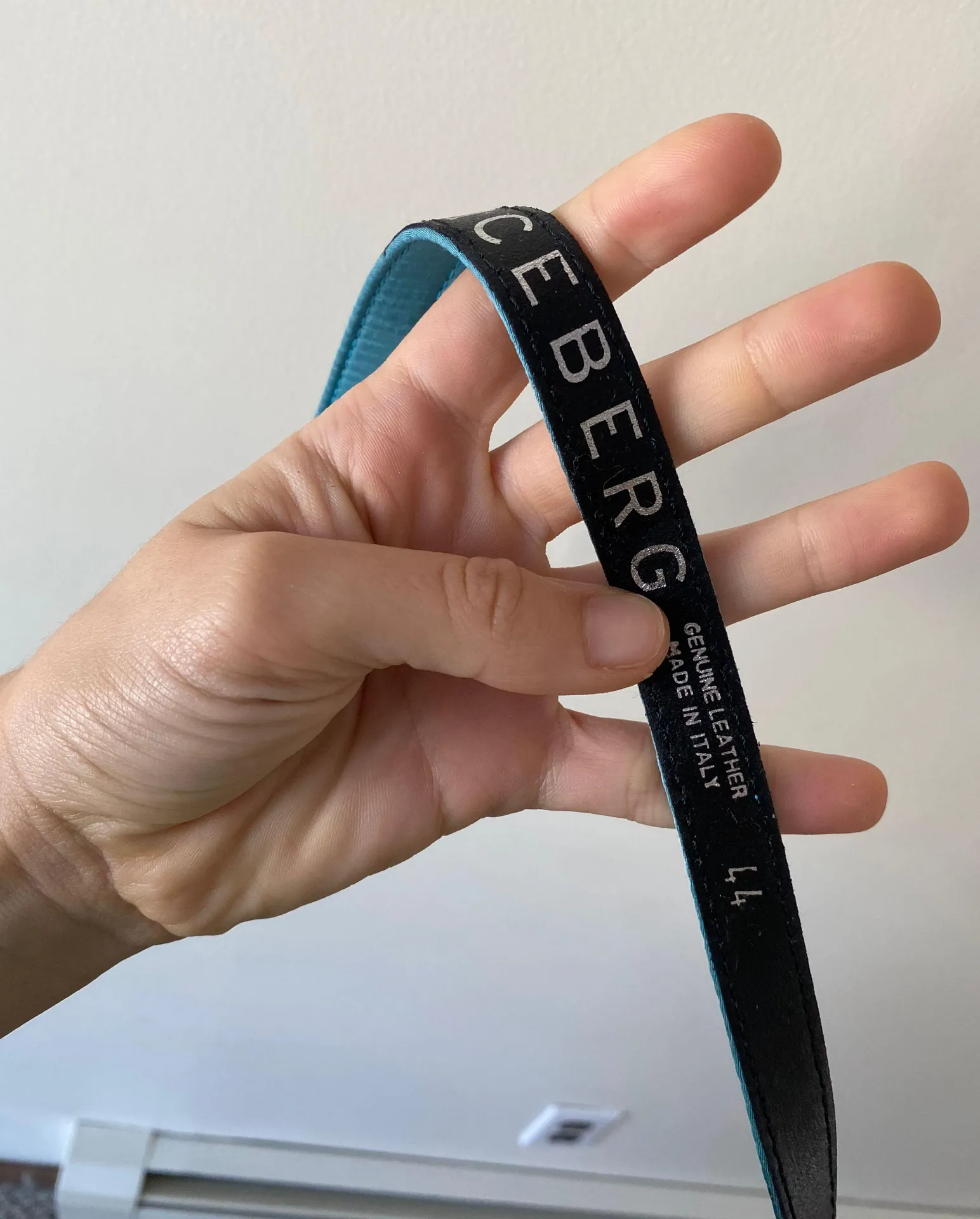 Blue Thin Belt Vintage Preloved - Image 4