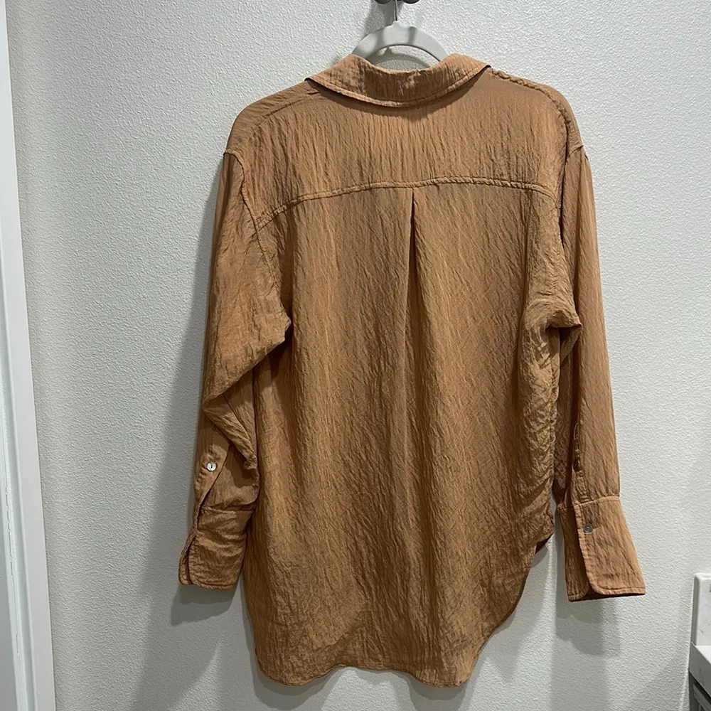 Stitch + Feather Copper Button - Image 4