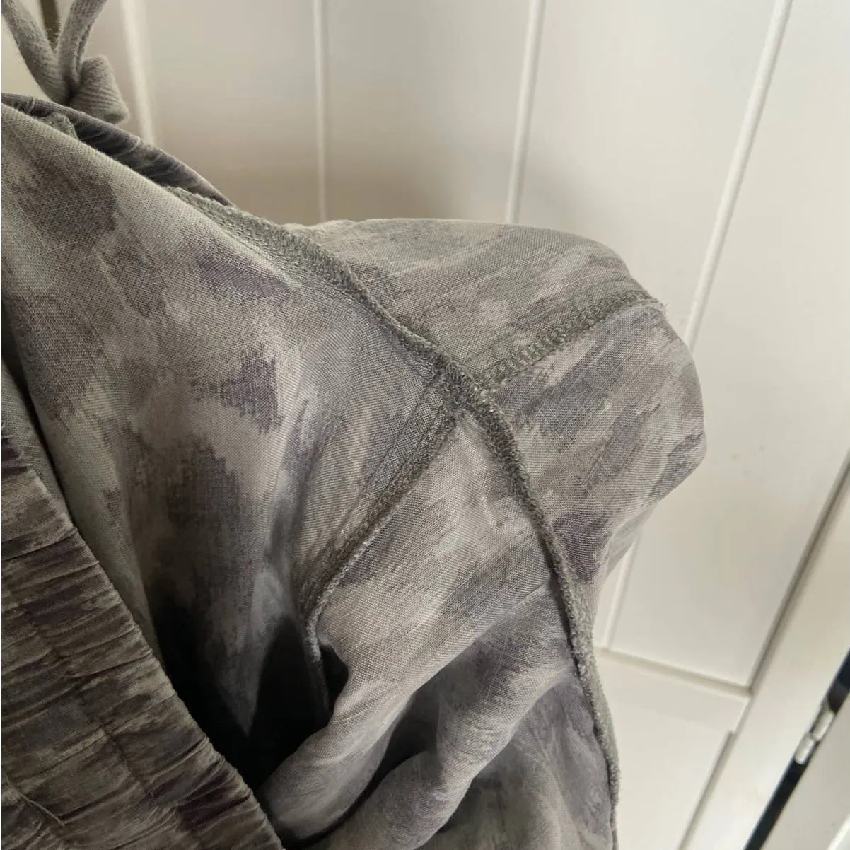 Cloth & Stone Anthropologie Womens Pants Sz S Gray Leopard Print‎ Jogger Tencel - Image 6