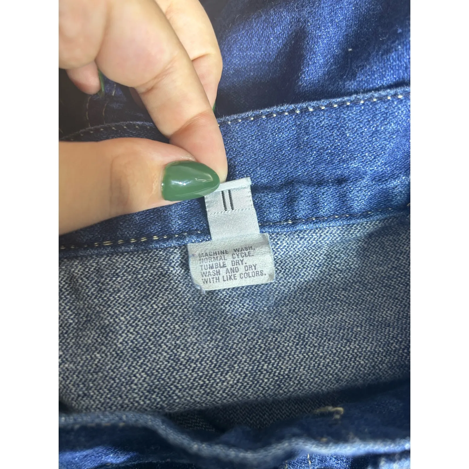 Vintage Levi's Brown Tab Jeans Size 26 High Rise Baggy Tapered Waist Skater - Image 10