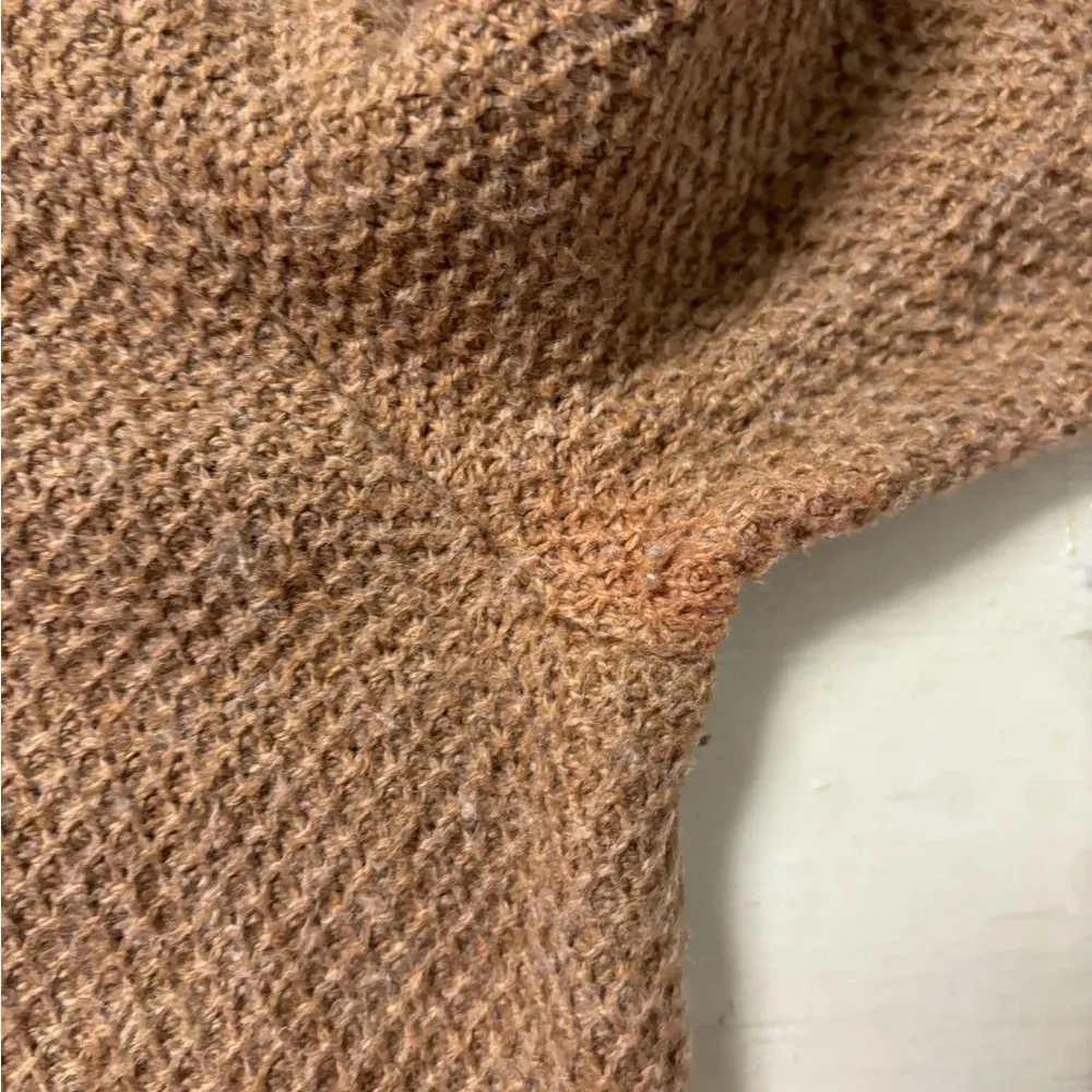 Madewell Cross Front Sweater Size Small Textured Solid Classic Timeless Crewneck - Image 8