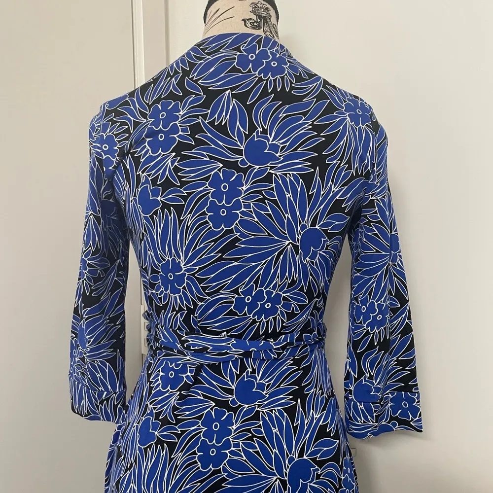 DVF  wrap short dress - cotton and silk - Image 7