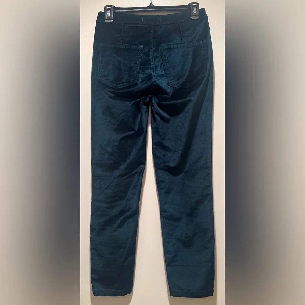Free People We The Free Sweet Jane Velvet Skinny Jeans Pants in Neptune Green 26 - Image 15