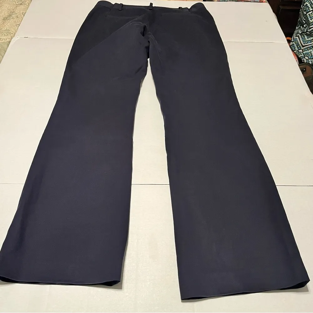Club Monaco Womens Size 8 Navy Blue Trouser Dress Pant Bootcut Office *TINY FLAW - Image 14