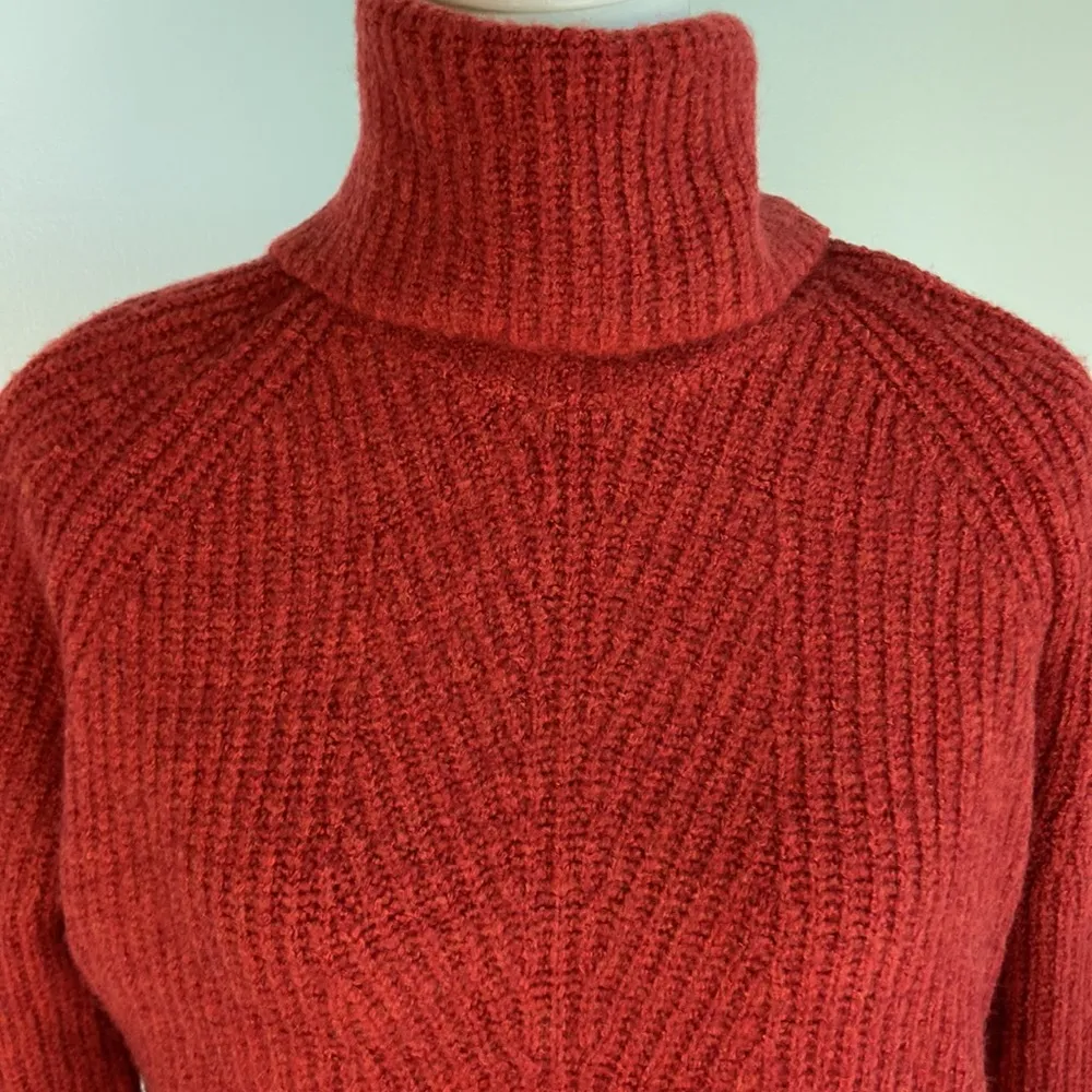 MADEWELL Donegal Mercer Turtleneck Sweater in Coziest Yarn Wool Size Small - Image 3