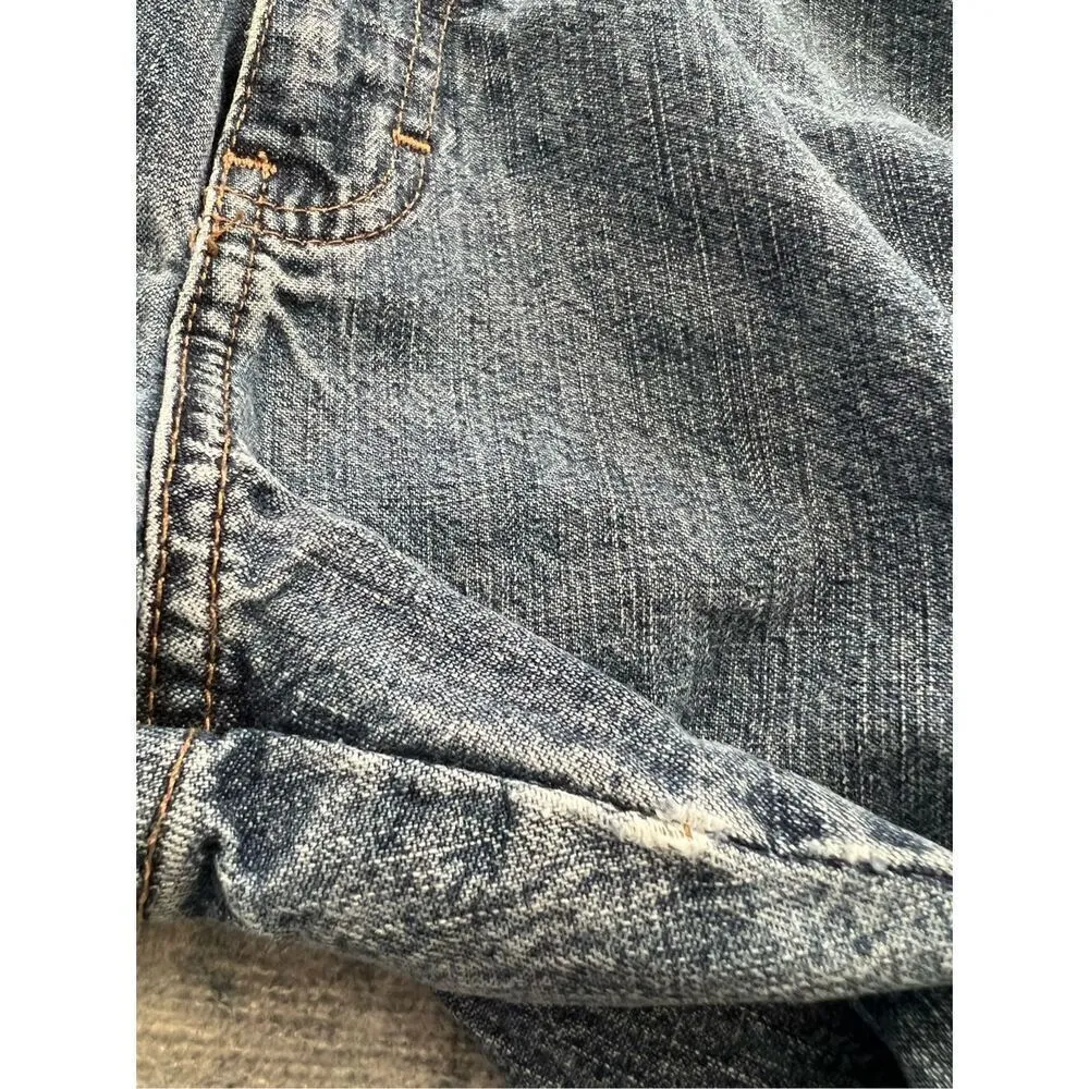 Calvin Klein Medium Blue Boot Cut Jeans Size 12 - Image 6