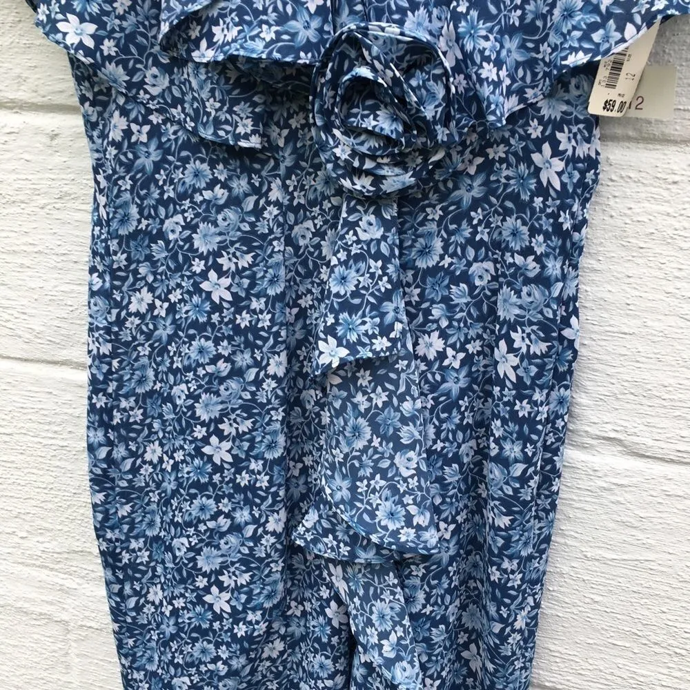 Vintage Karin Stevens 80s Floral Cottagecore Prairie Midi Dress - Image 11