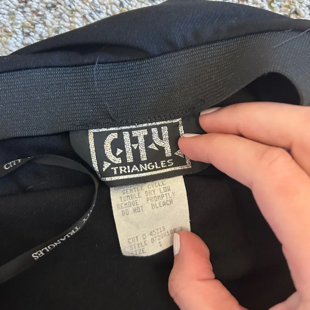 City Triangles Black Strapless Dress - Image 2