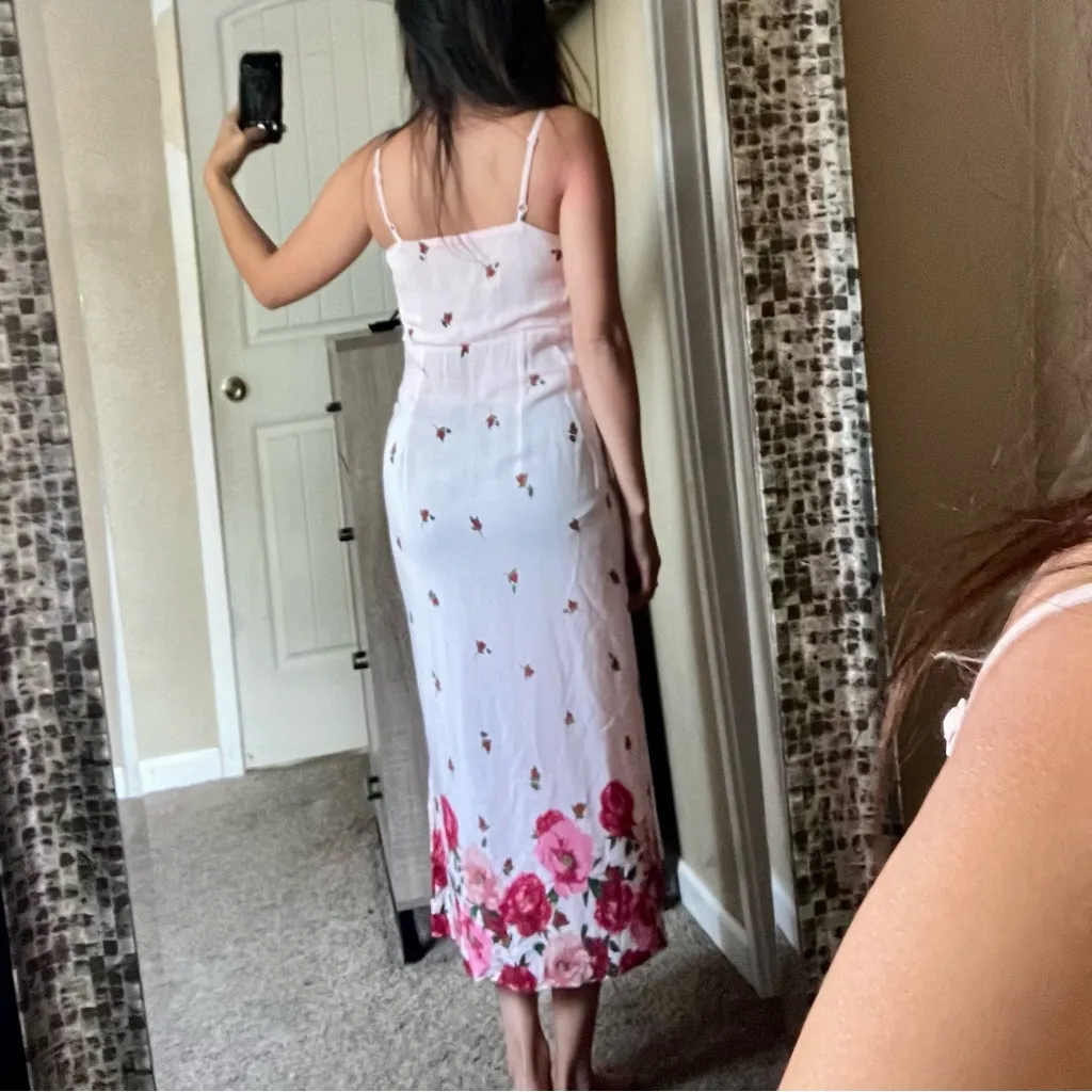 Topshop floral midi dress - Image 3