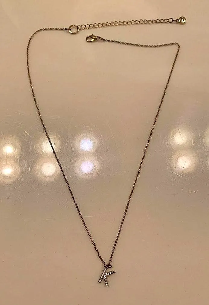 LC Lauren Conrad Gold K Necklace - Image 3