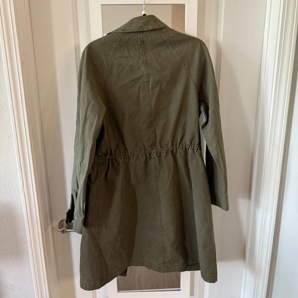 A.P.C. Khaki Mount Parka Size 36 Color Green - Image 4