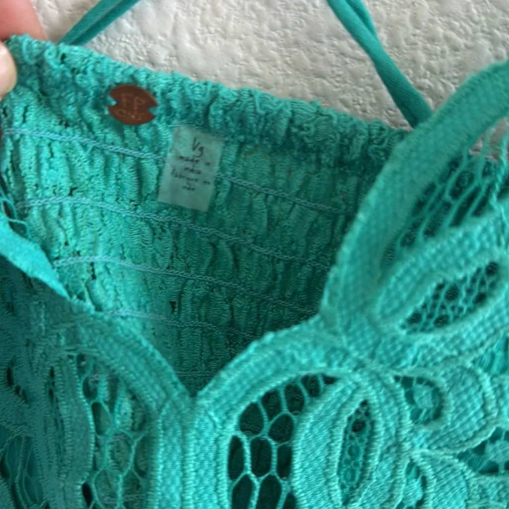 Free People FP One Adella Bralette Green Large - Image 4