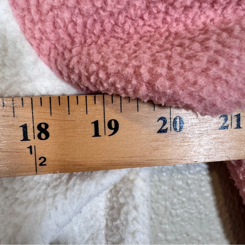 Kari Traa White Pink Fleece Colorblock Full Zip Sweater Womens M Fall Casual Size M - Image 4