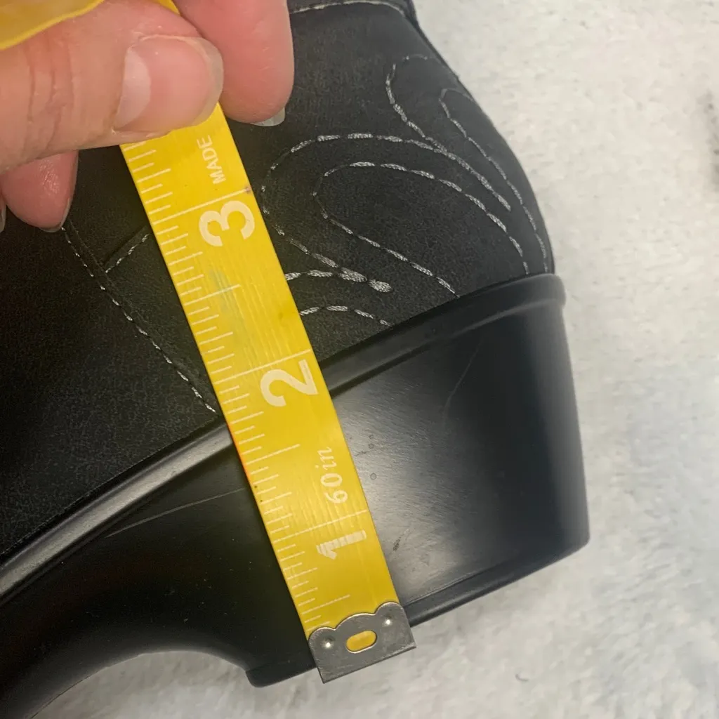 JBU Women's 8.5 M Charcoal Ankle Booties new gray zipper embroidered - Image 12