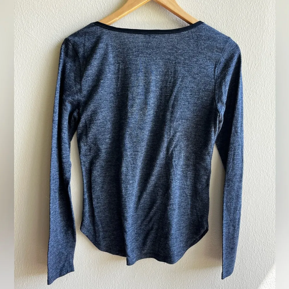 Ann Taylor navy long sleeve tee - Image 4