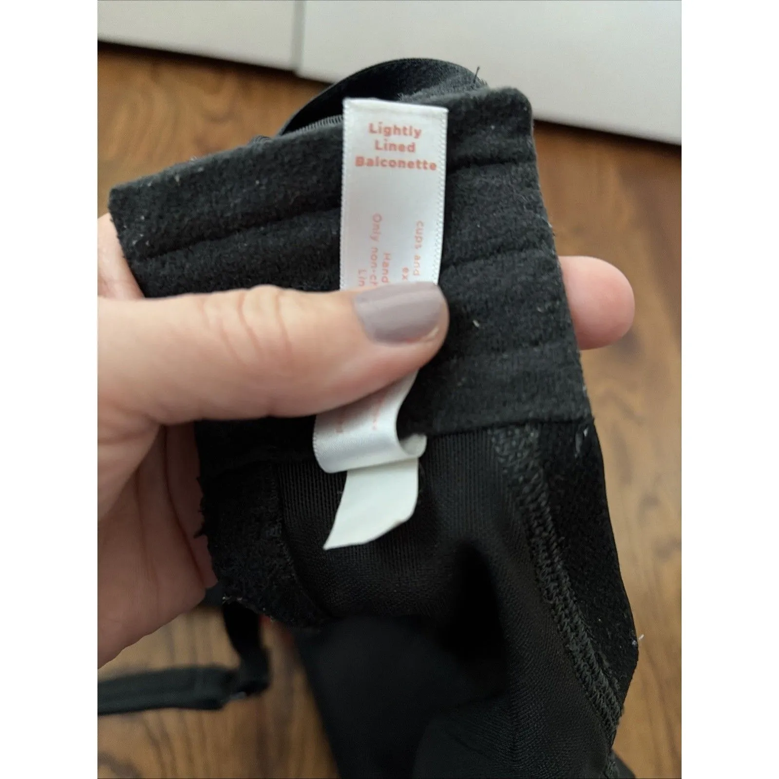 Cacique Modern Collection Line Lightly Lined Balconet Bra leaf print Black  40F - Image 4