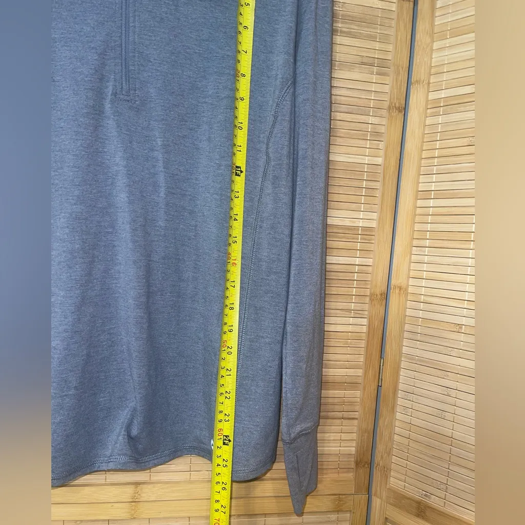 Ridgecut Toughwear gray 1/4 zip long sleeve athletic top shirt woman’s Large - Image 6