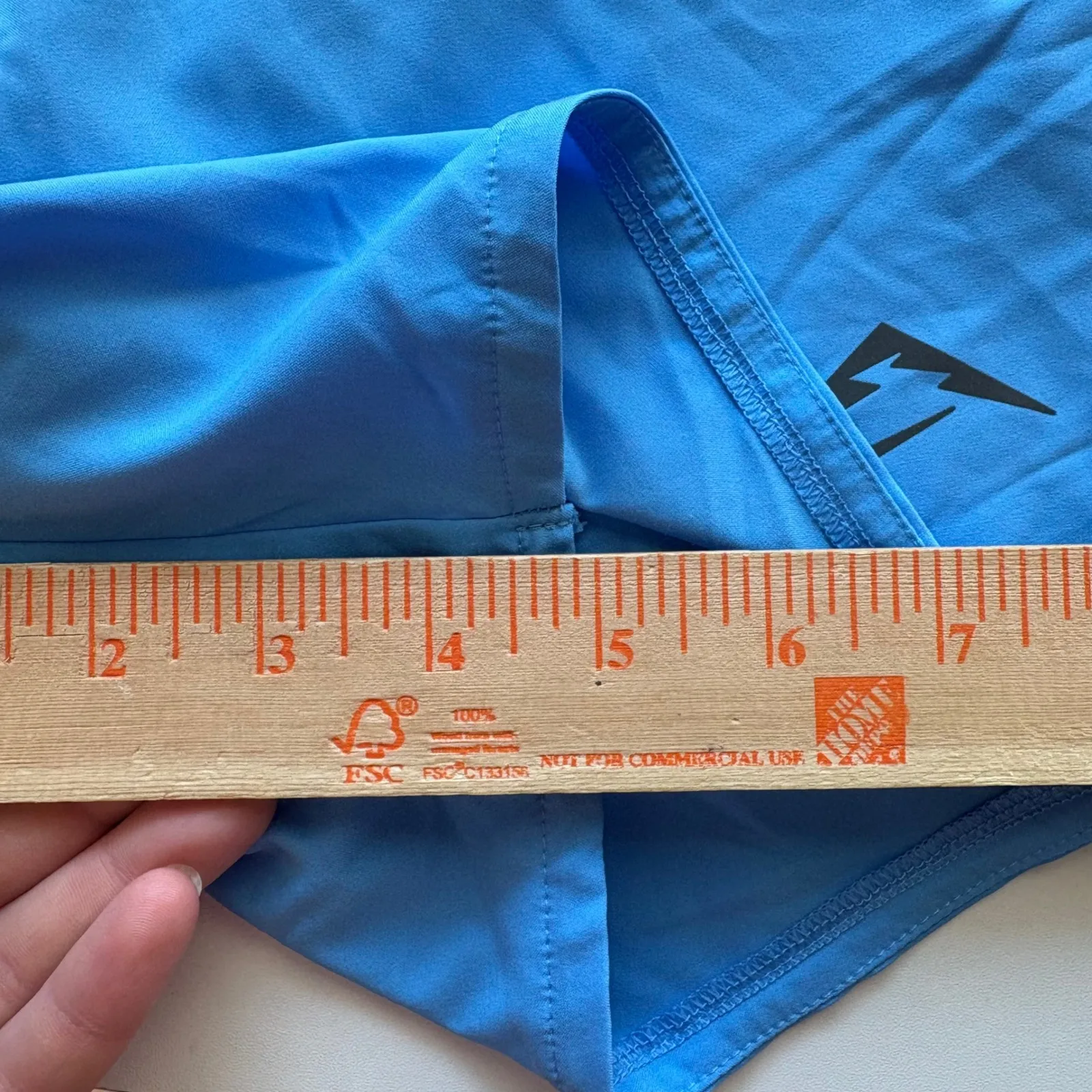 Nike Trail Running Shorts Women's Blue Gray‎ Lightweight Athletic Shorts - Image 6