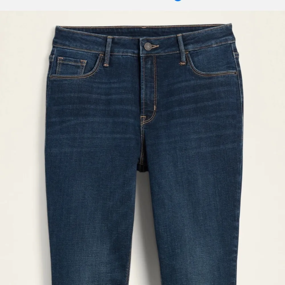 New High-Waisted Dark-Wash Rockstar Super‎ Skinny Jeans for Women - Image 4