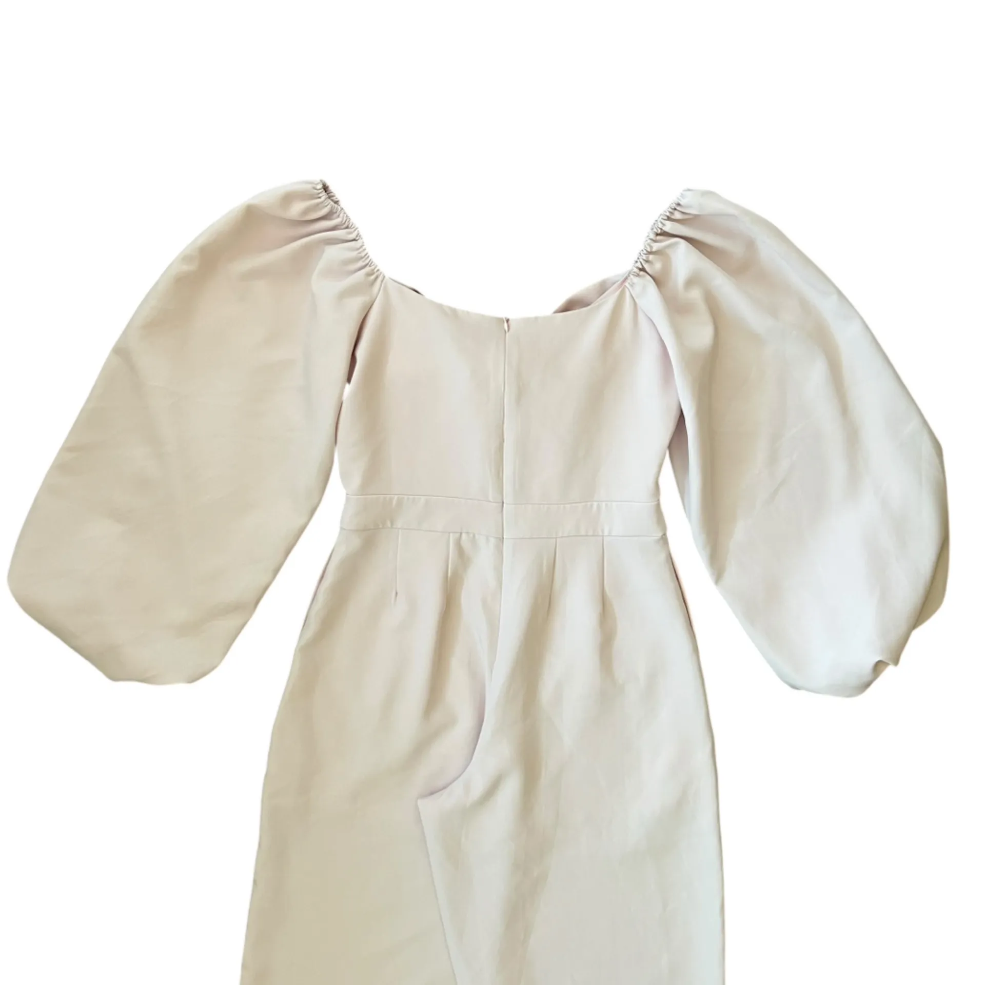 Sister Jane UO Women’s Theatre Bow Balloon Sleeve Jumpsuit Pink Rose Quartz Sz M Size M - Image 9