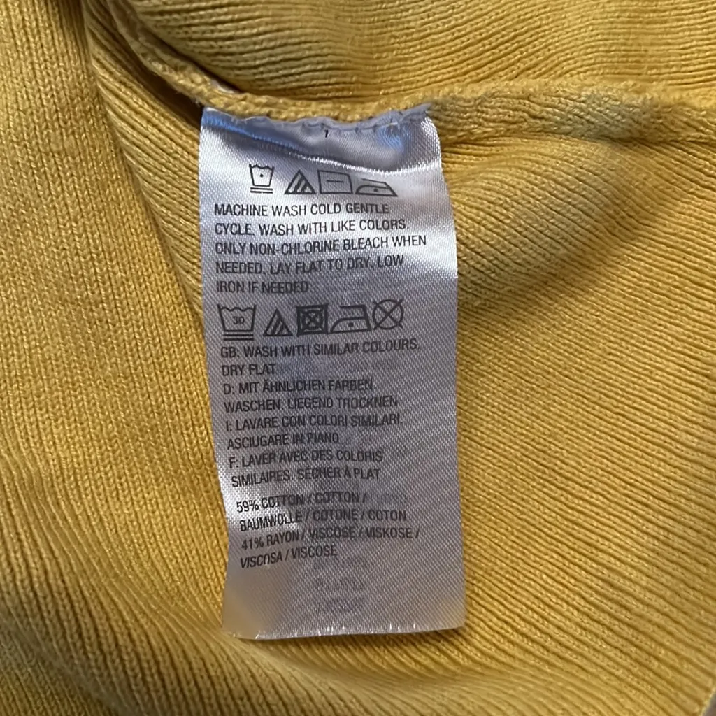 Du jour yellow 💛 sweater Size XL - Image 7