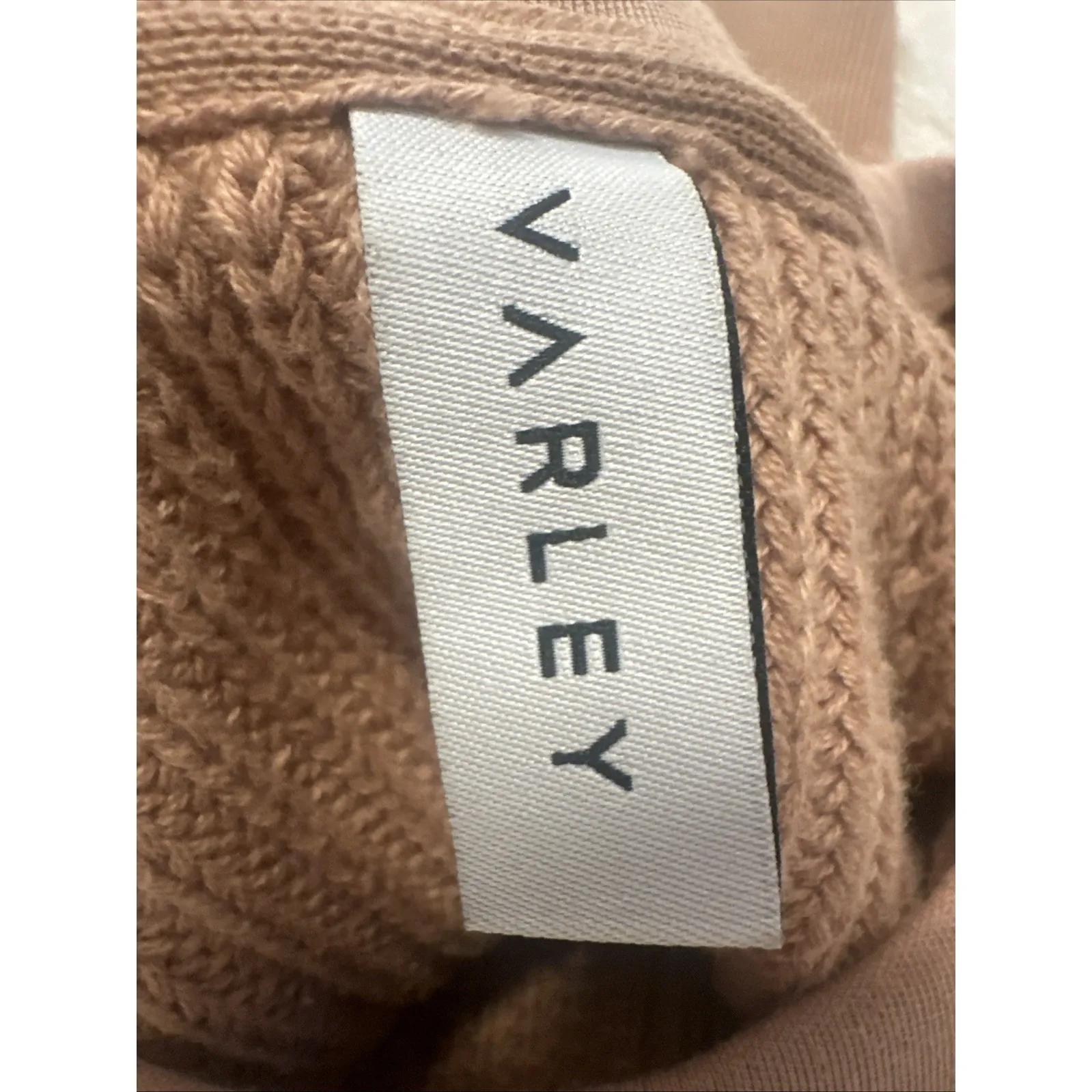 Varley Matteson Knit Pullover Sweater Brown Size Small M - Image 13