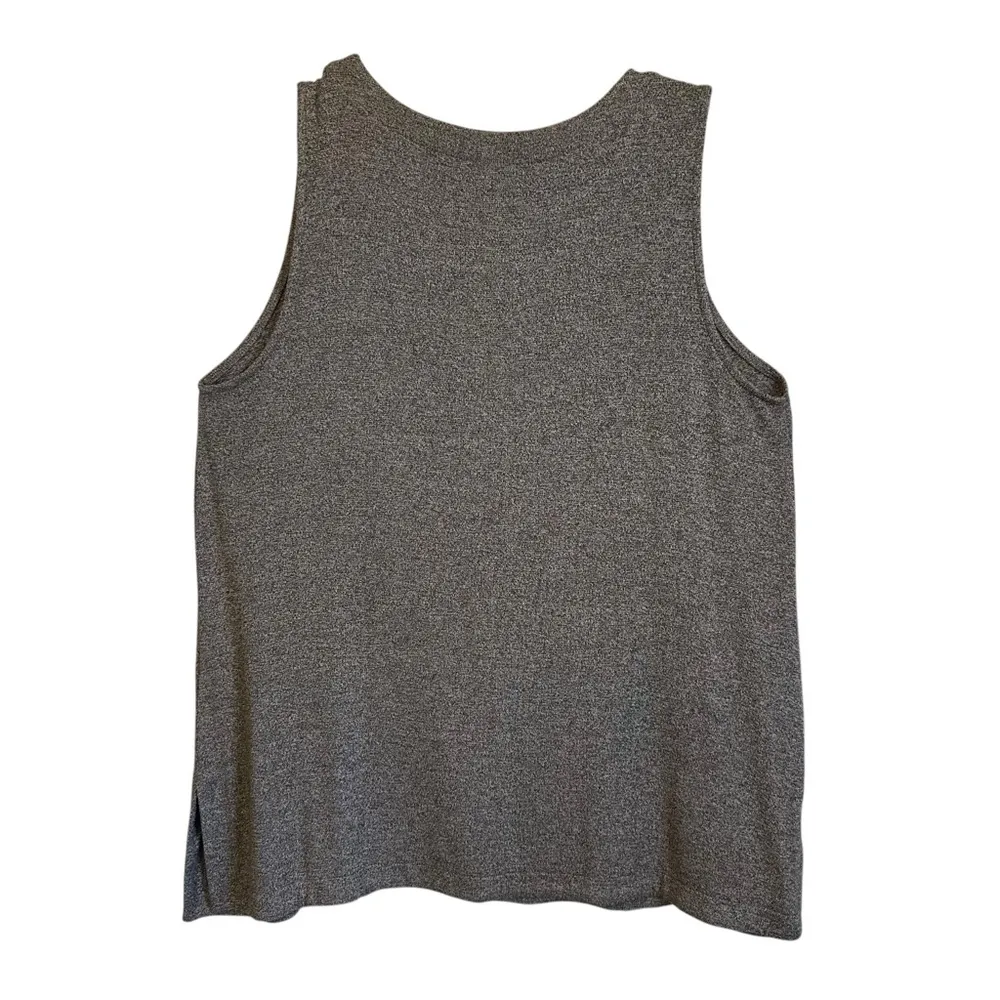 J.Jill Wearever Heather Gray Tank Top Flowy Lightweight Large Petite - Image 2