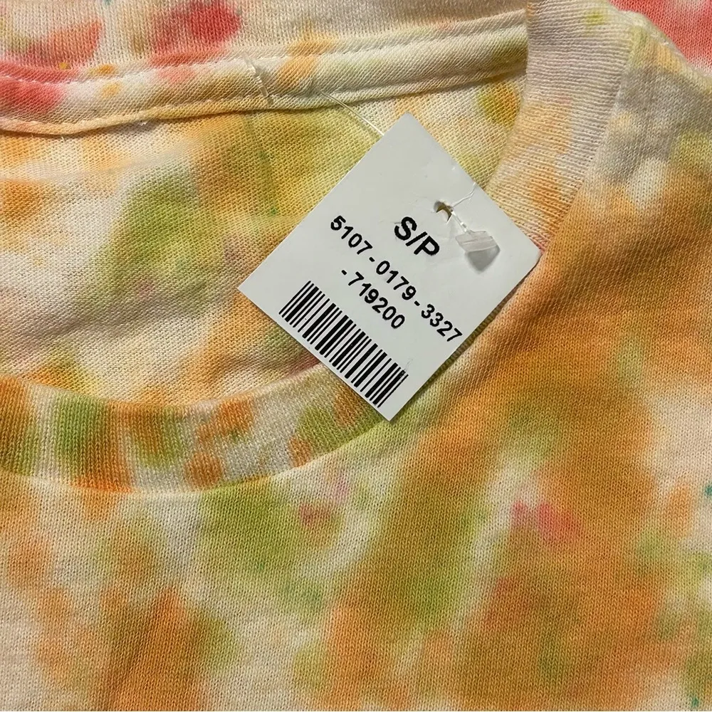 NEW OBX Outer Banx Tie Dye Tee Shirt Small North Carolina NC Orange - Image 6