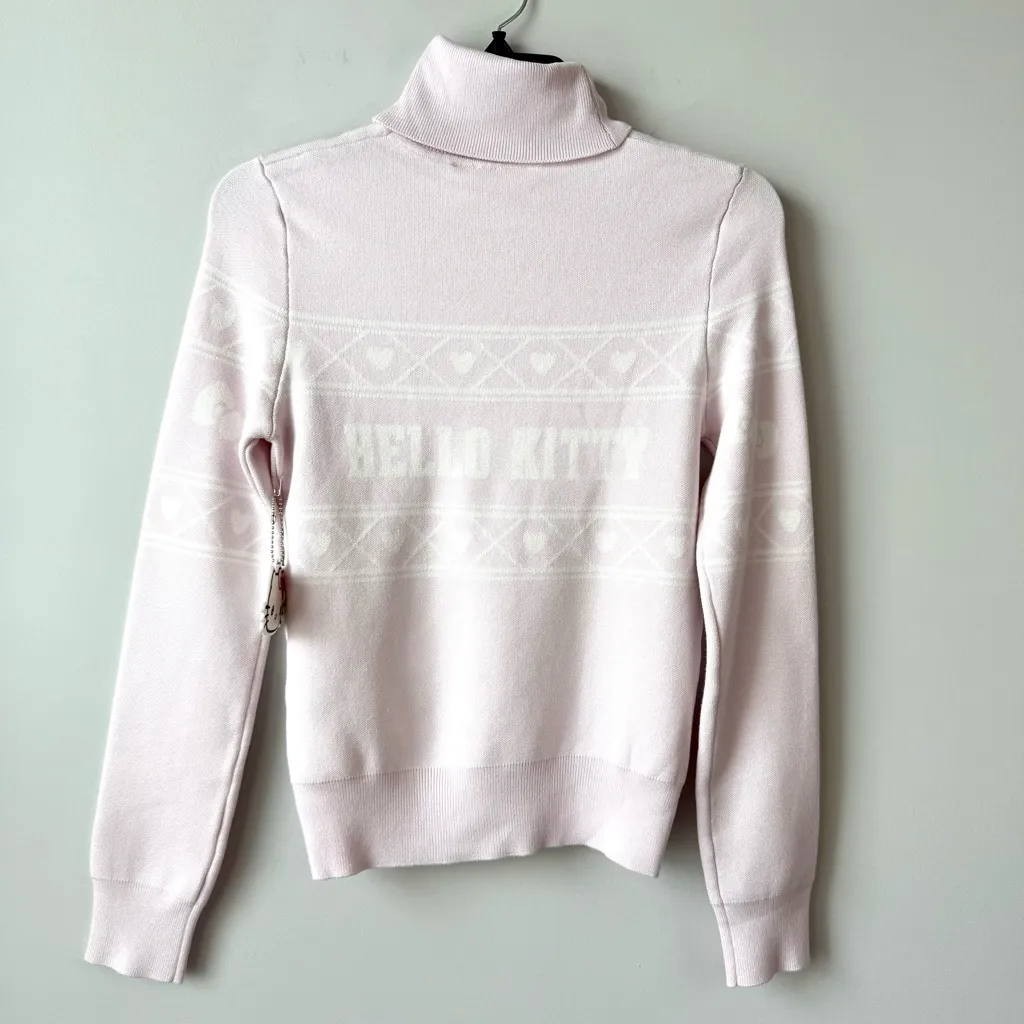Forever 21 x Hello Kitty &‎ Friends Turtleneck Sweater Pink S - Image 7