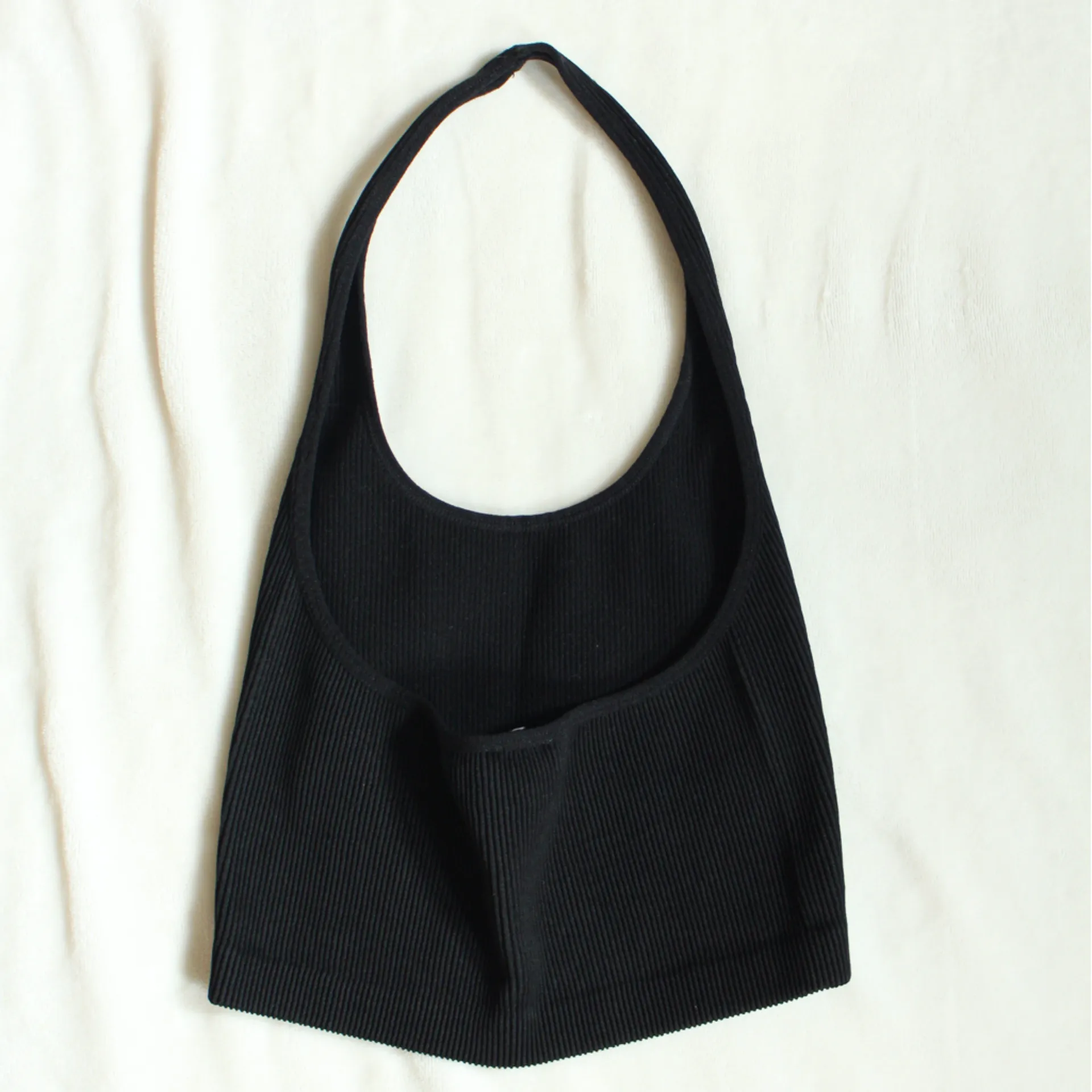 Cotton on Black Ribbed Knit Tank Top - Image 2