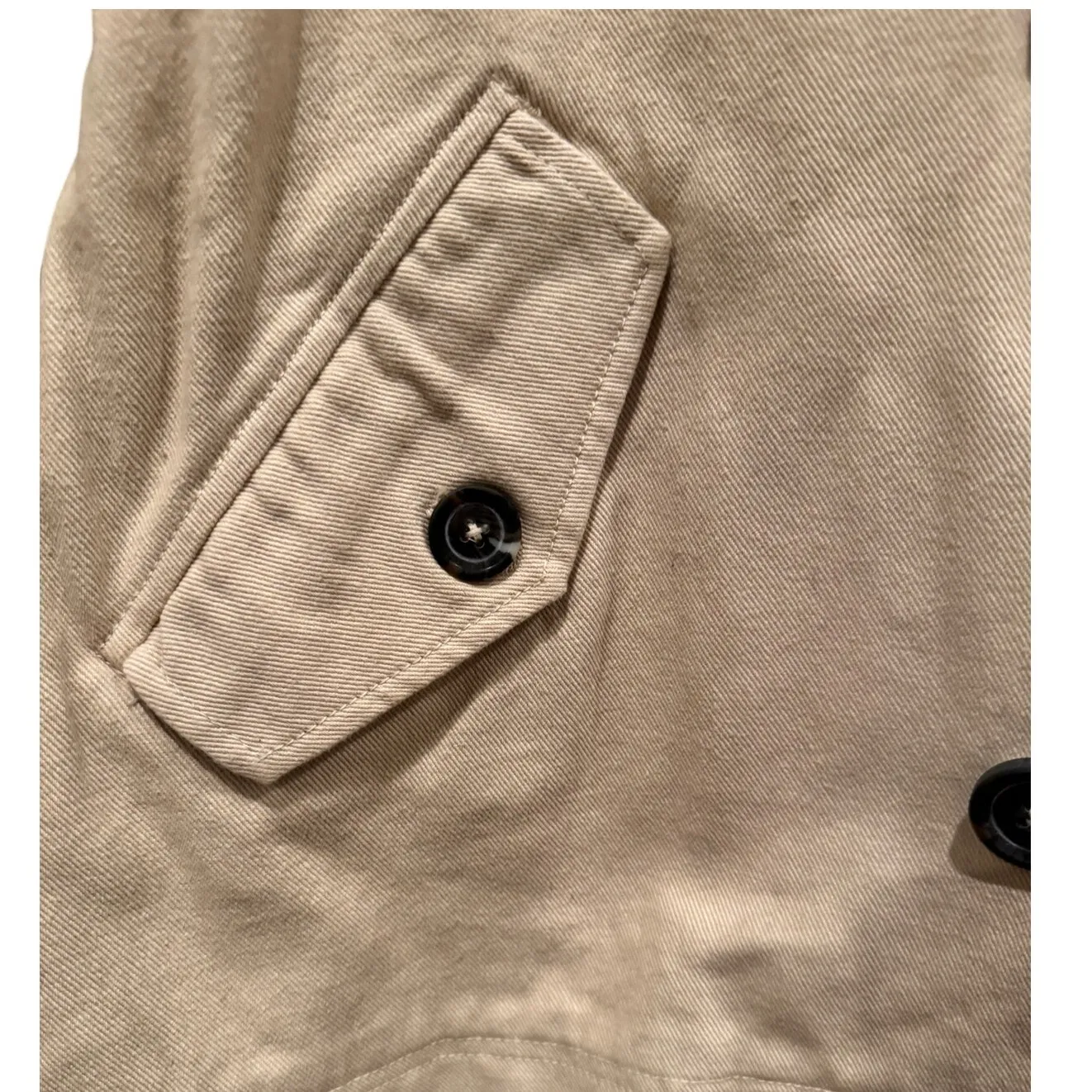 Free People Highlands Oversized Swing Peacoat Size Small - Image 11