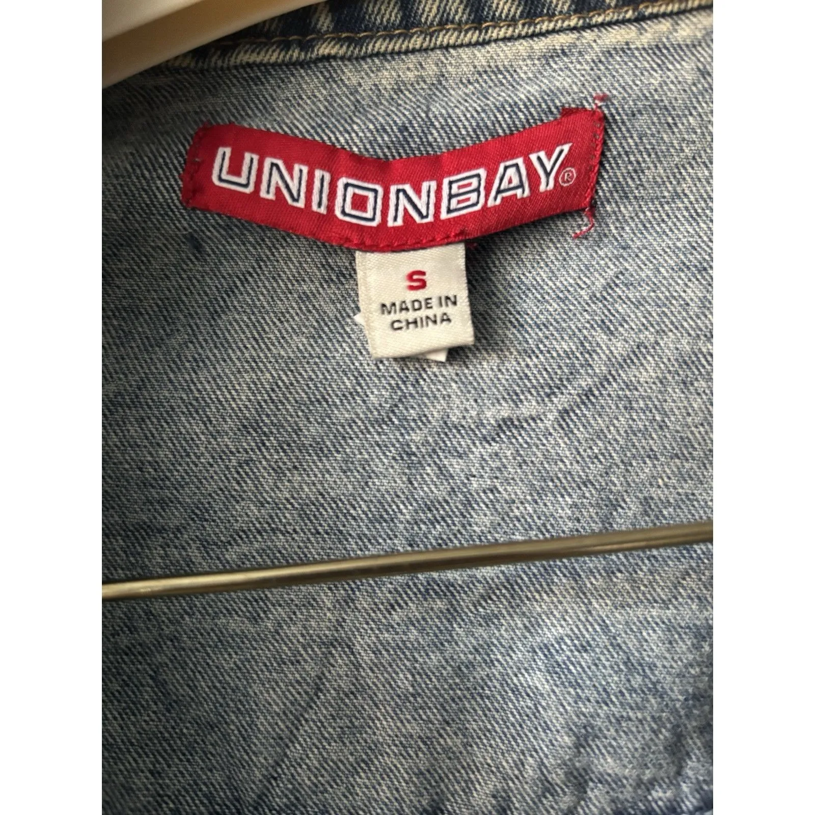 Vintage Union Bay y2k 90s Retro Style Women’s Size Small Acid Wash Denim Jacket - Image 9